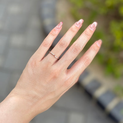Silver925 wave ring 1