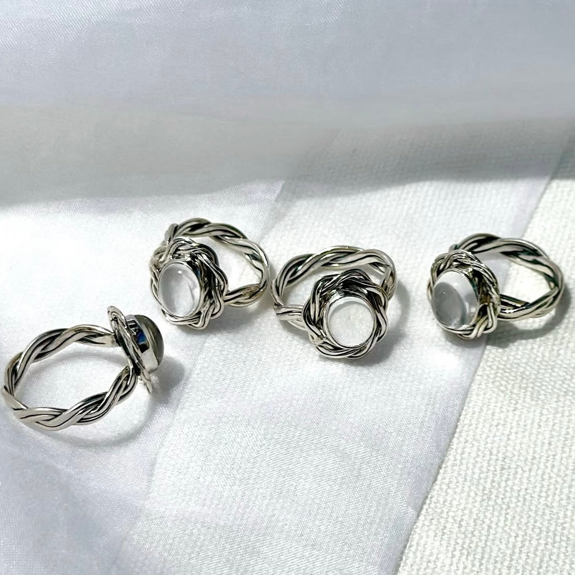 Silver925 design ring 75