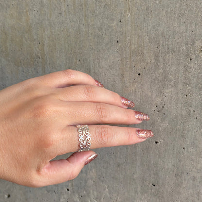 Silver925 plain ring 36