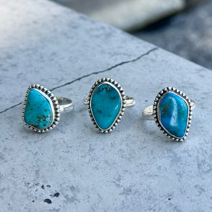 American turquoise ring