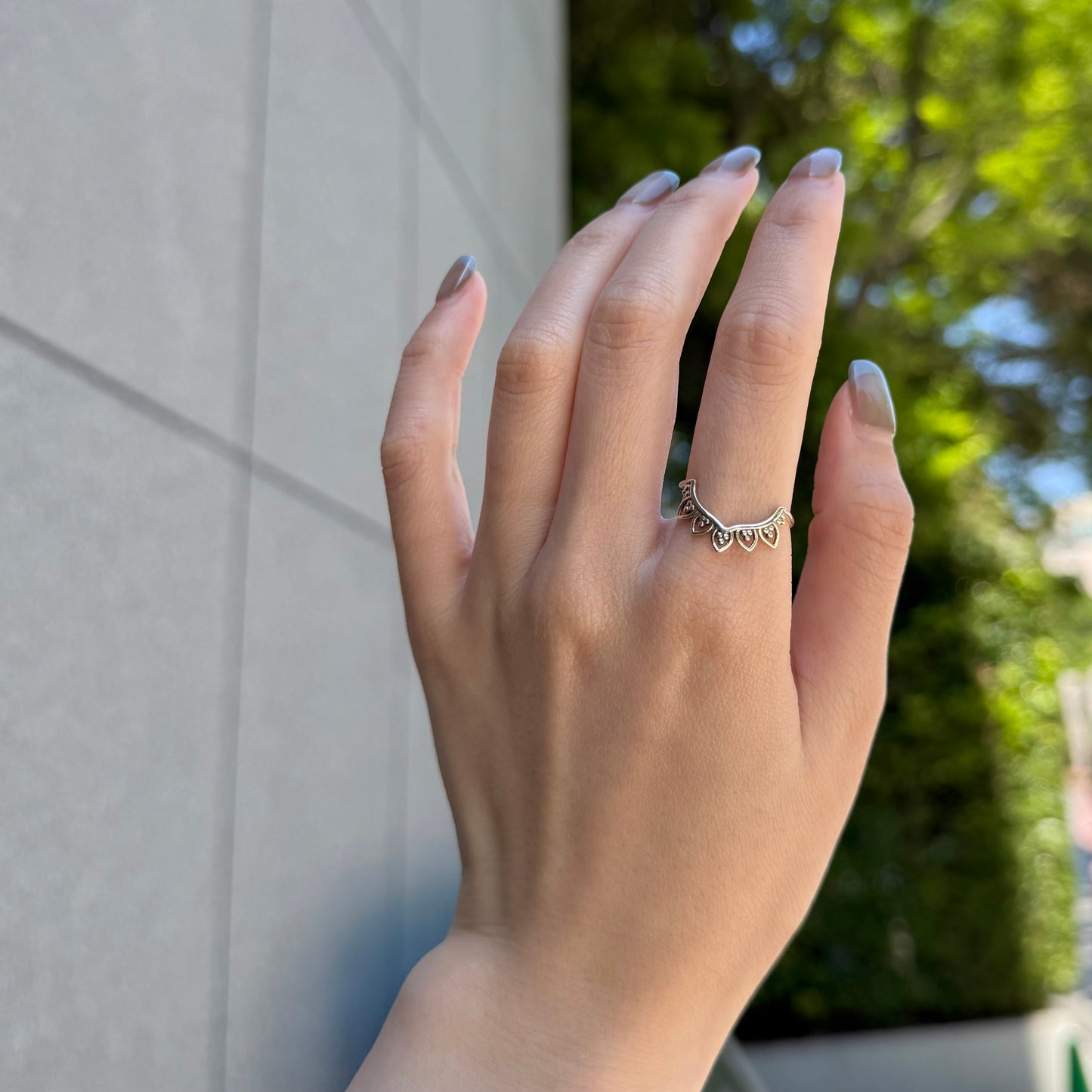 Silver925 plain ring 11