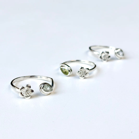 Flower design ring 15