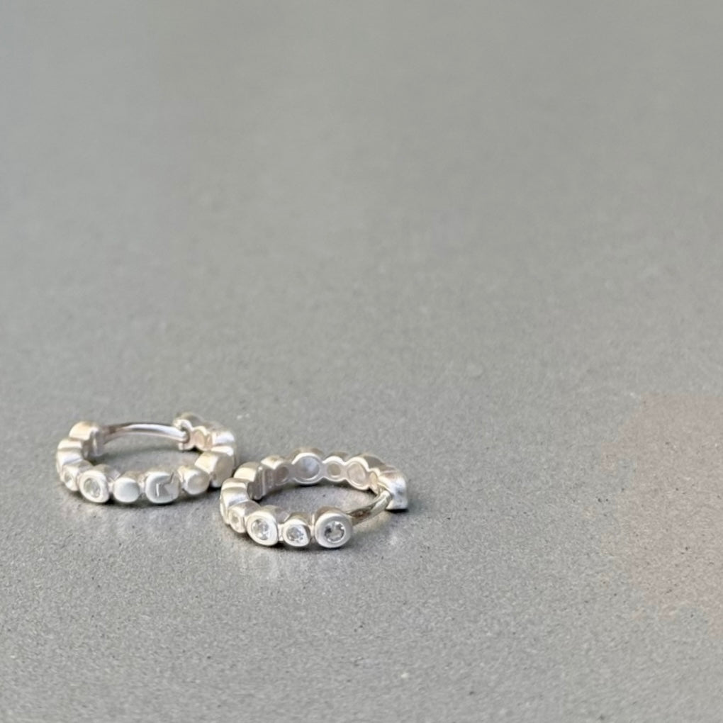 White topaz pierce