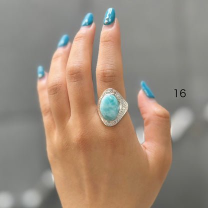 Larimar ring