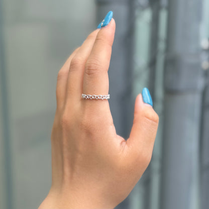 Silver925 plain ring 34