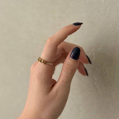 Heart plain ring 60