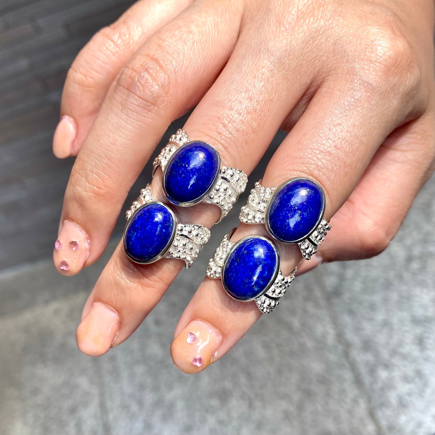 Lapis lazuli ring