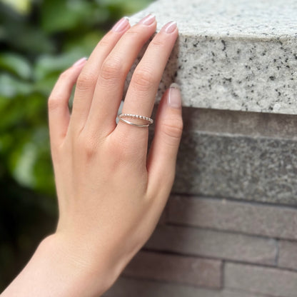 Silver925 stacking ring 2