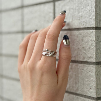 【6/21販売終了】《オンライン先行》Silver925 stacking plain ring