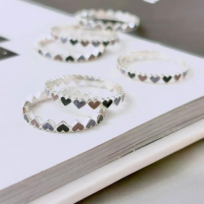 〈大宮限定〉Heart enamel ring