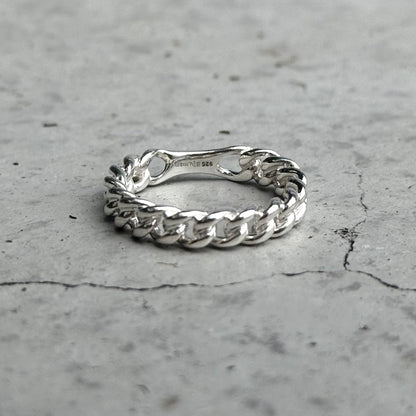 Silver925 plain ring 55