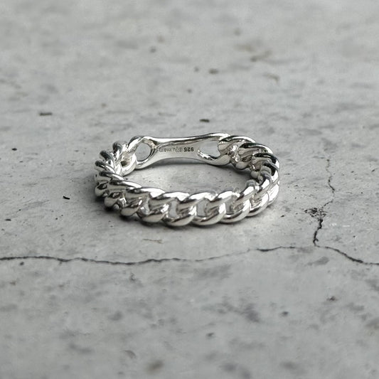 Silver925 plain ring 55