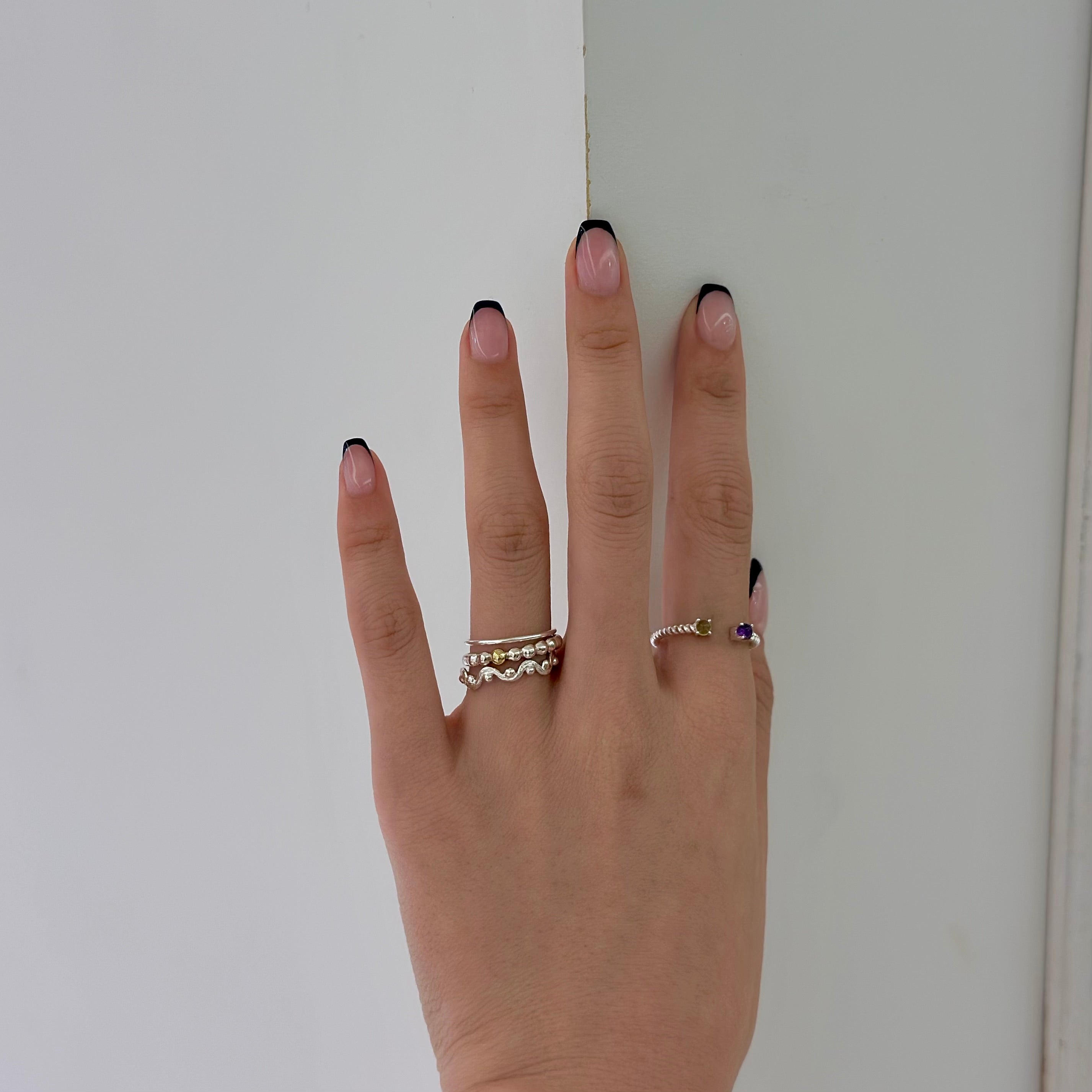 Silver925×Brass plain ring 17 – Biju mam