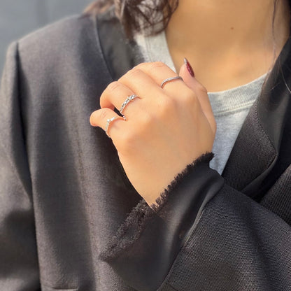 Silver925 plain ring 60