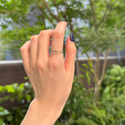 Silver925×Brass plain ring 26