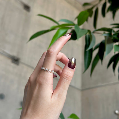 Silver925 plain ring 78