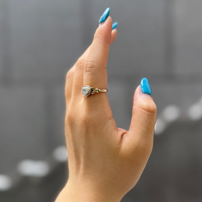 Heart design ring 6