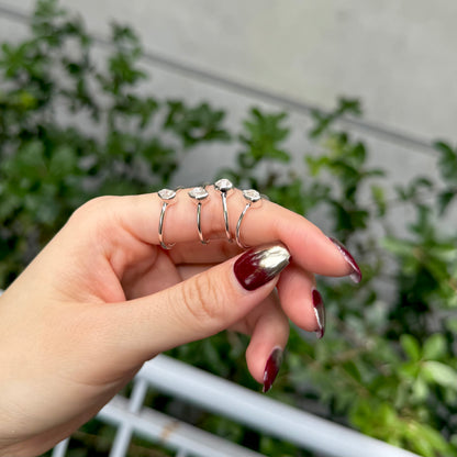 Herkimer diamond ring 2