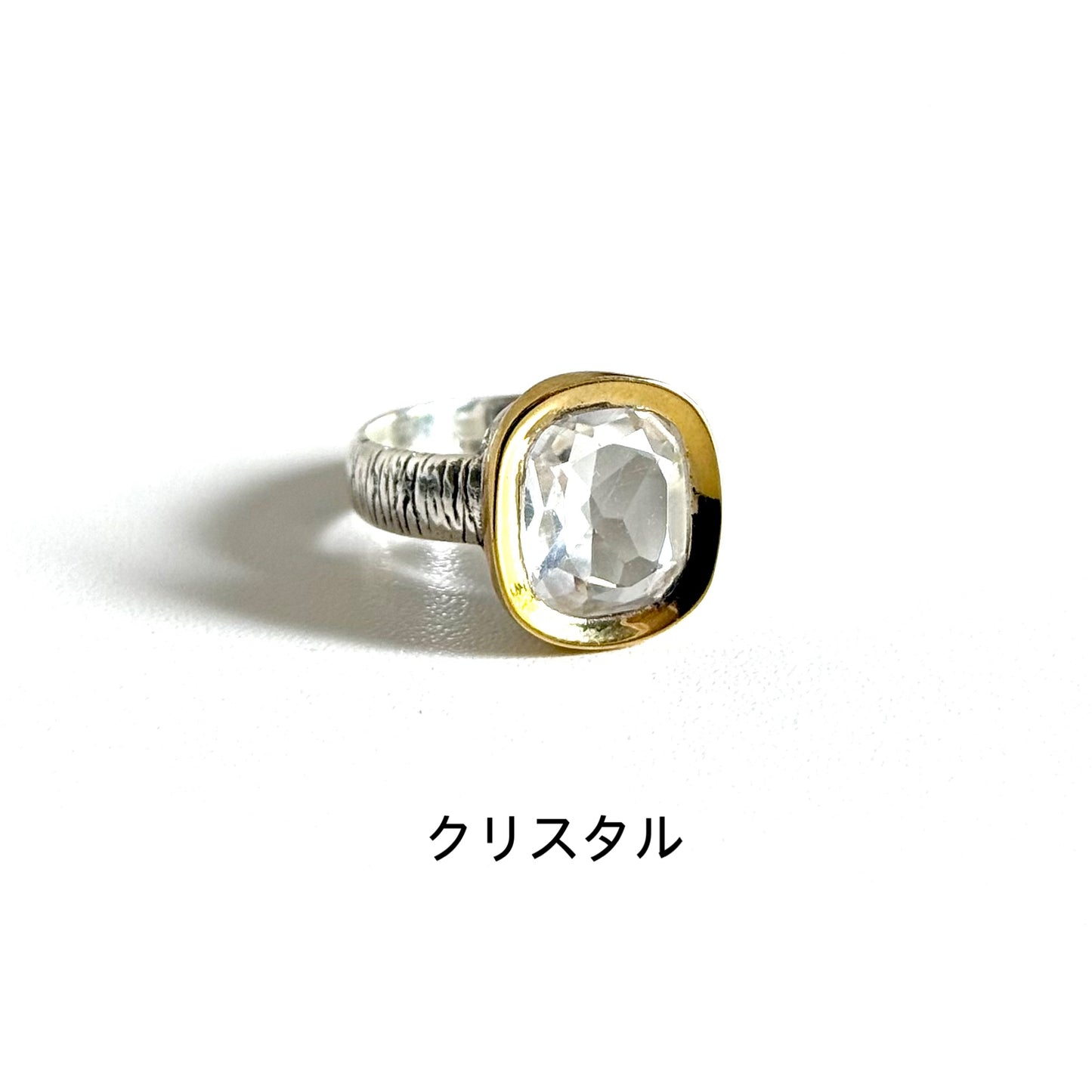 Silver925×Brass design ring 10