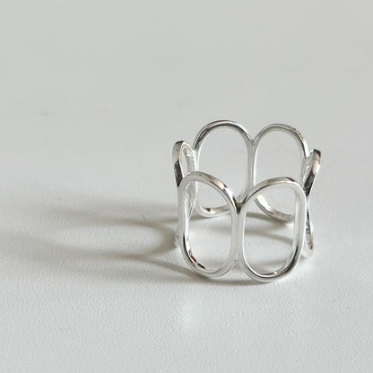 Silver925 plain ring 86