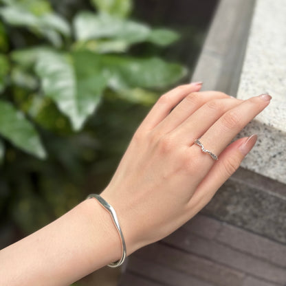 【Biju mam poco】White diamond ring