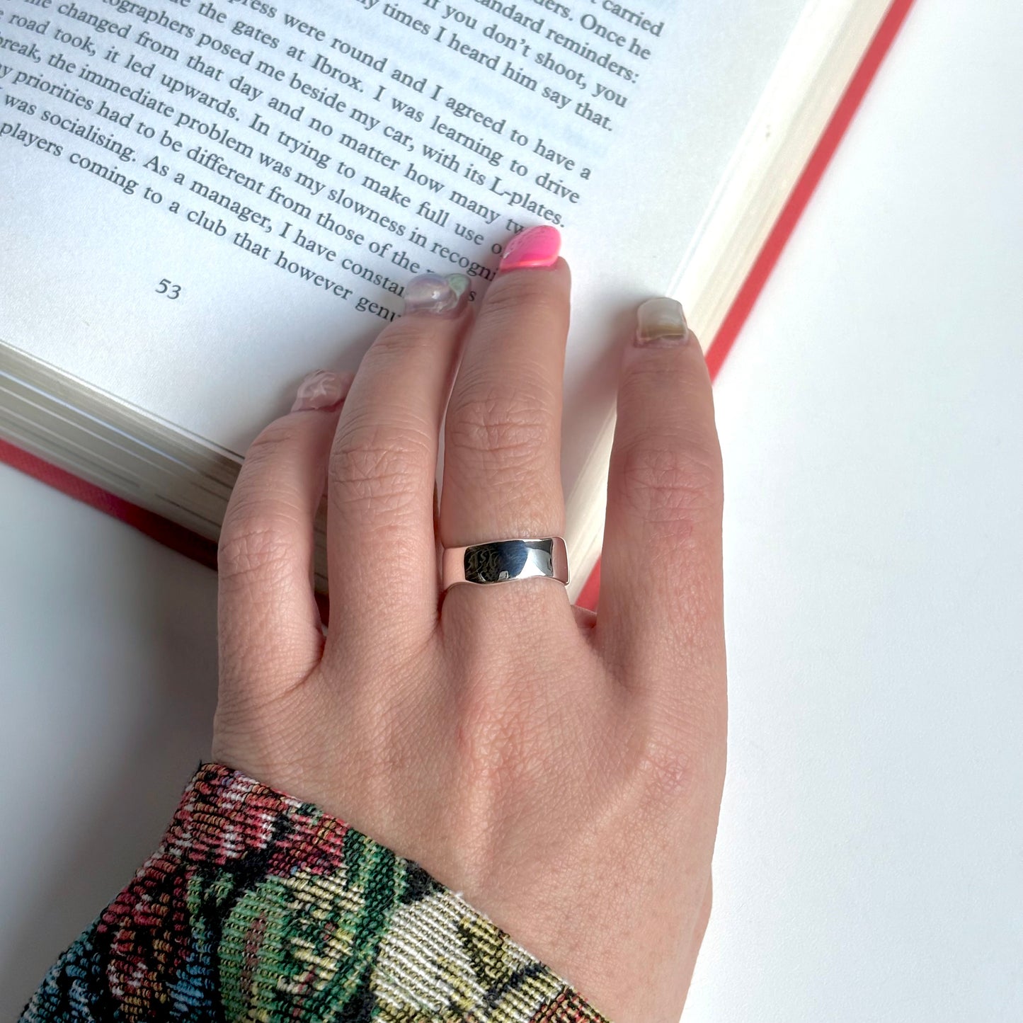 Silver925 plain ring 141