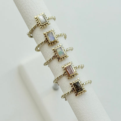 Silver925×Brass petit ring 6