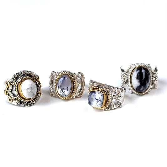 Connect ring〈 Black ＆ White 〉