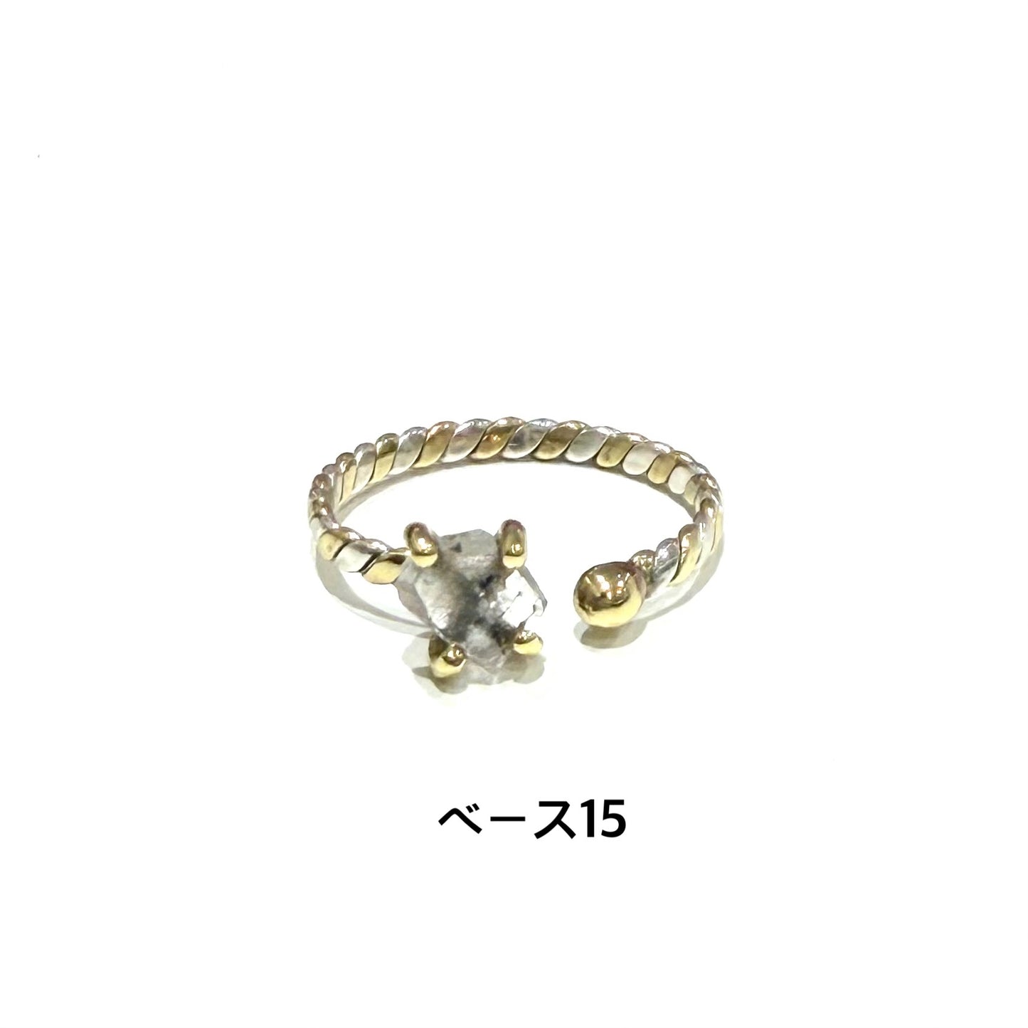 Herkimer diamond ring 11