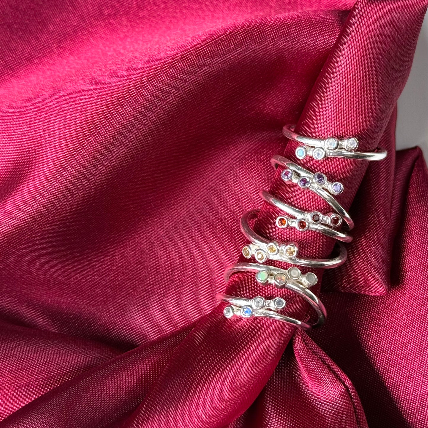 Silver925 design ring 90