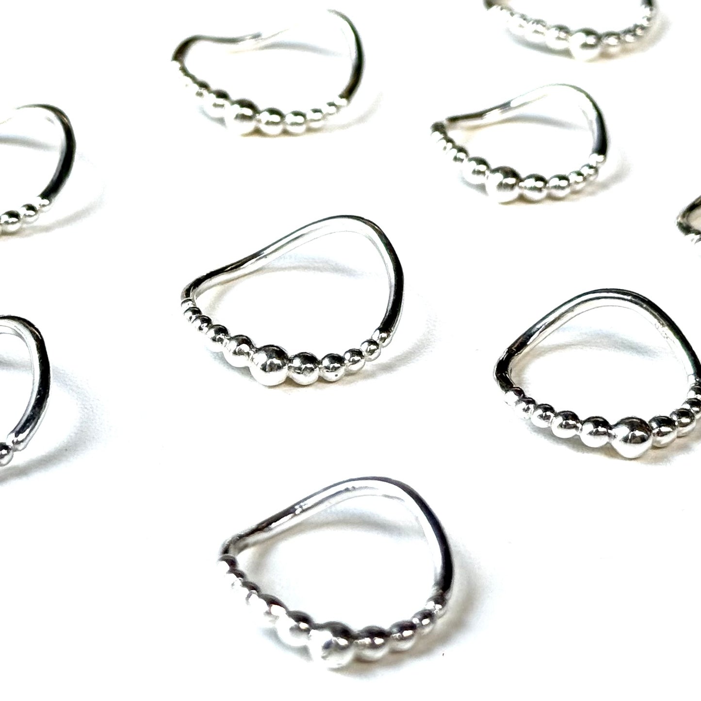 Silver925 plain ring 17