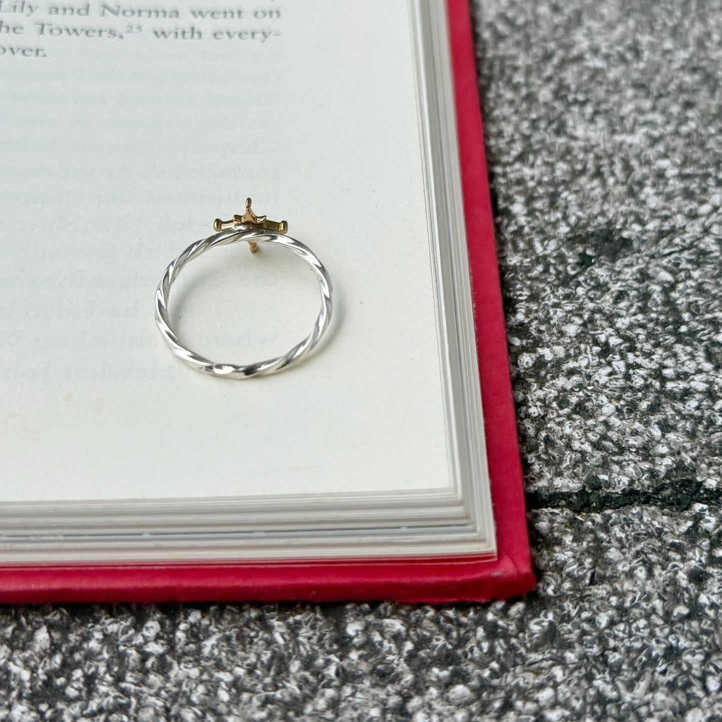 Star plain ring 12