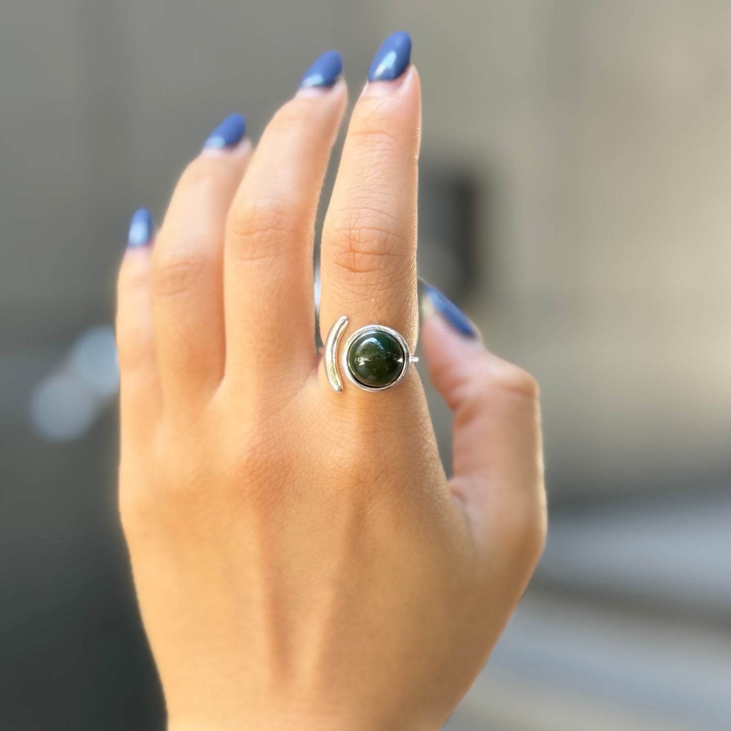 Moon design ring 10