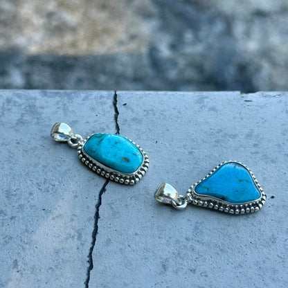 American turquoise charm