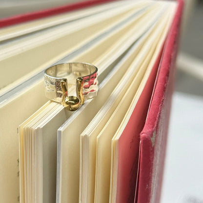 Silver925×brass plain ring 12