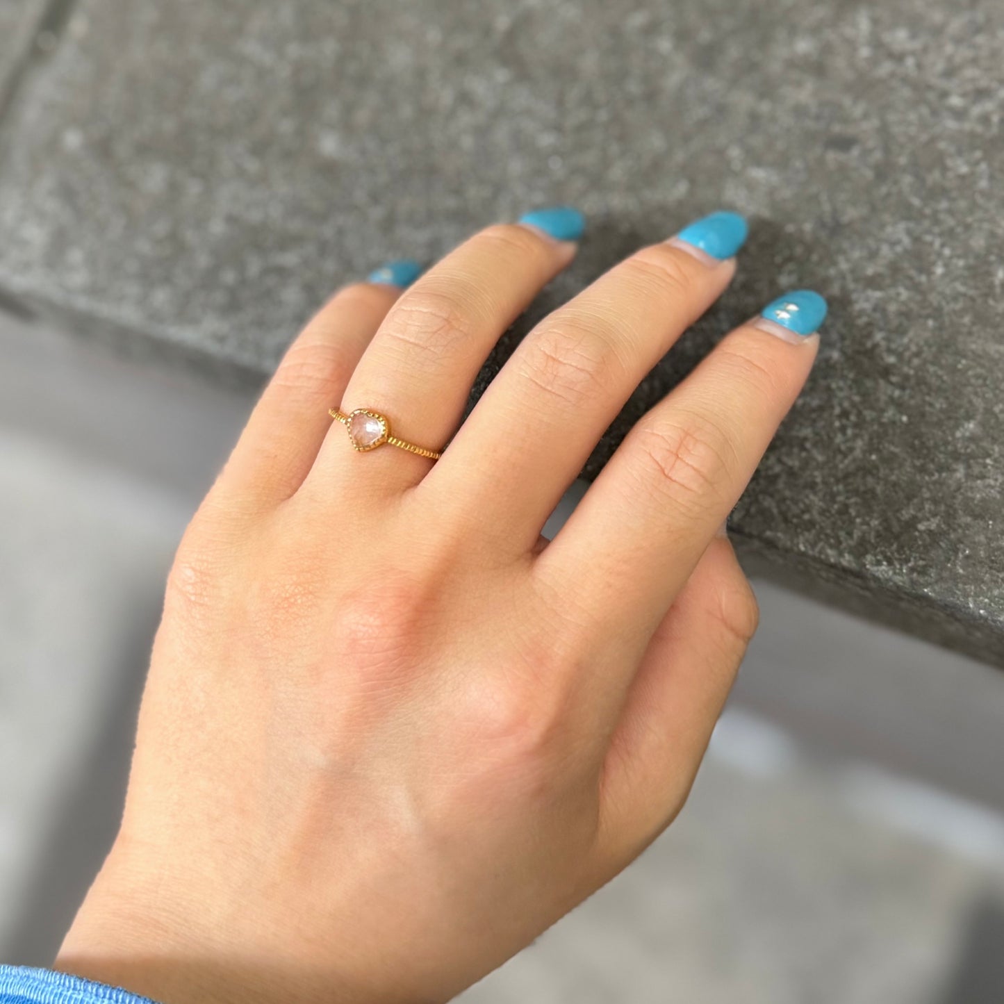 Brass Heart ring