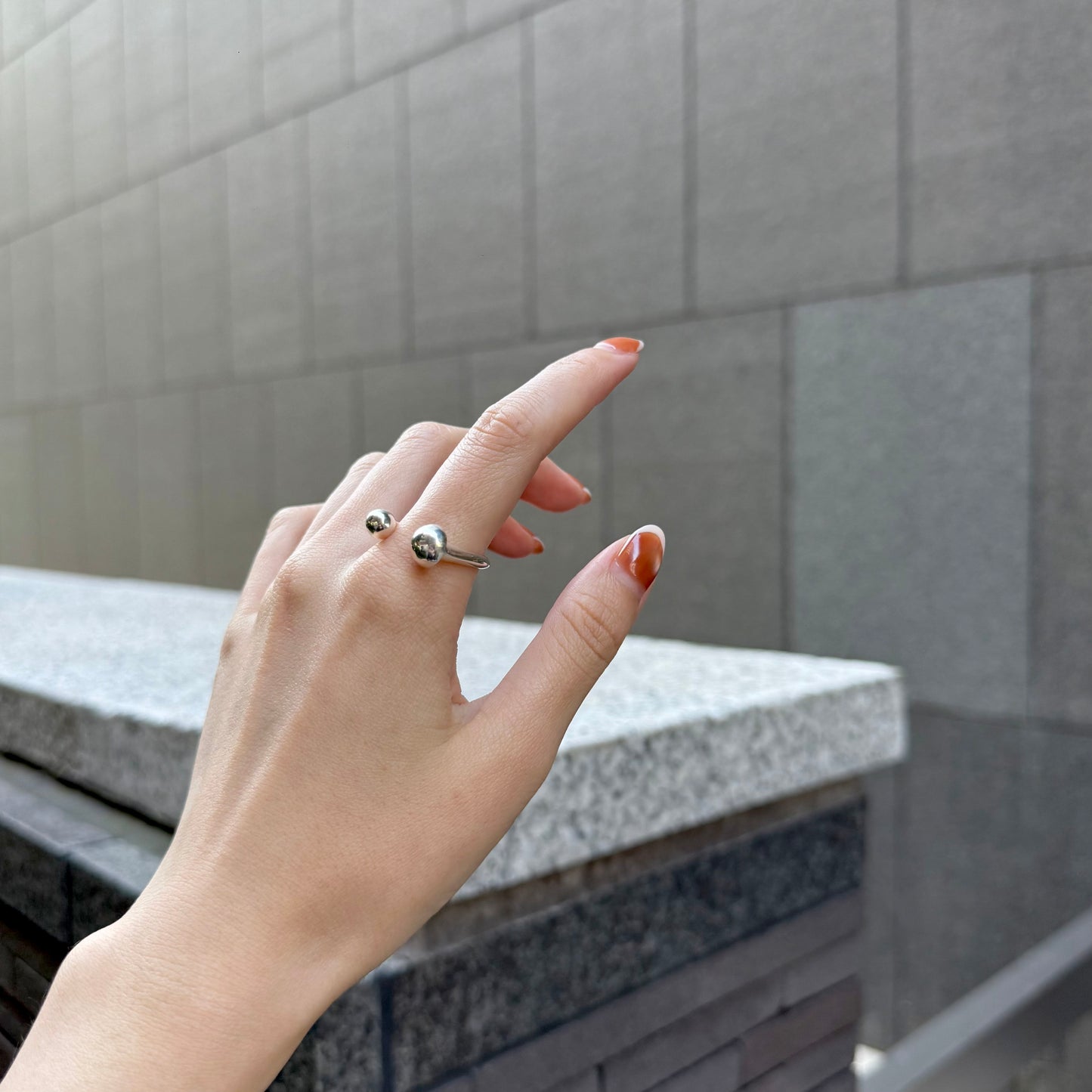 Silver925 plain ring 56