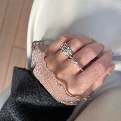 Stacking plain ring  1