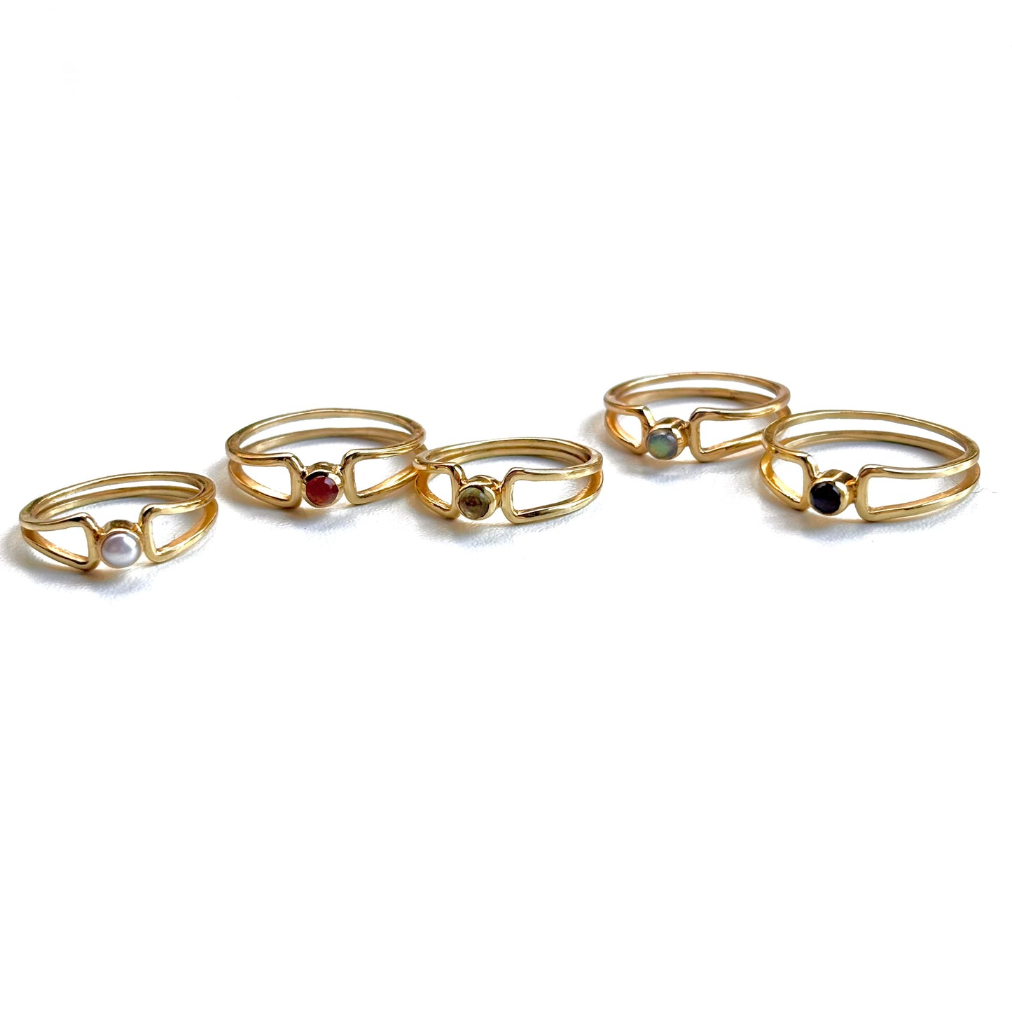 Brass design ring 6