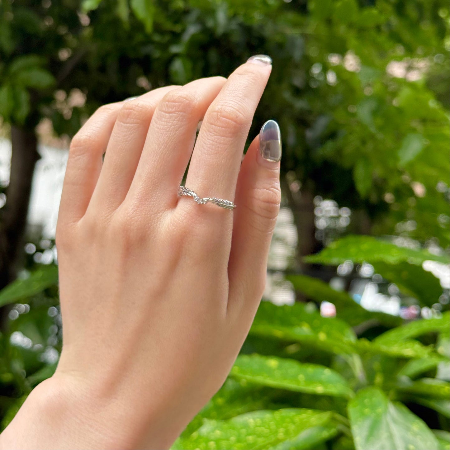 【Biju mam poco】White diamond ring