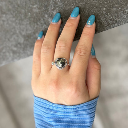 Heart design ring 7