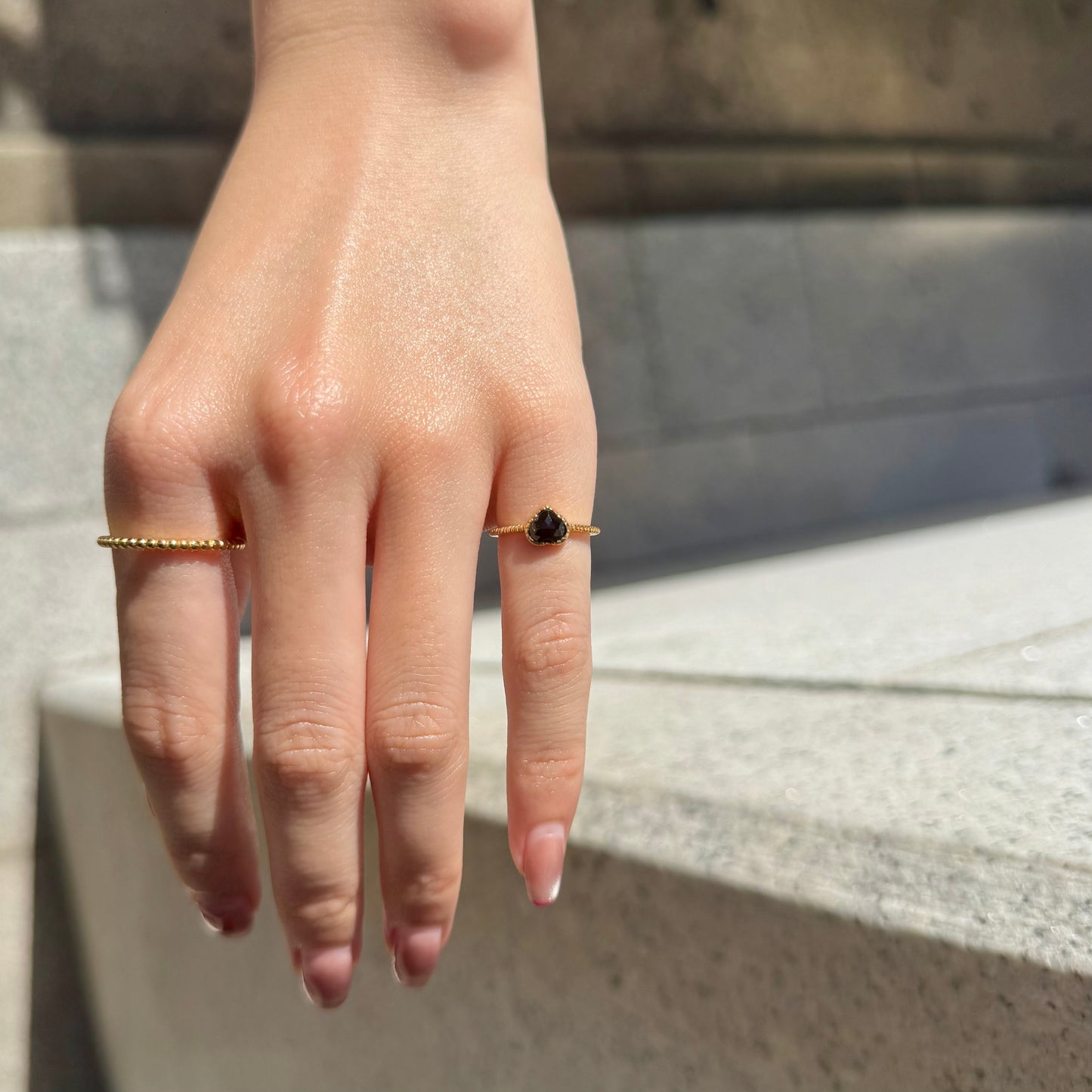 Brass Heart ring 1