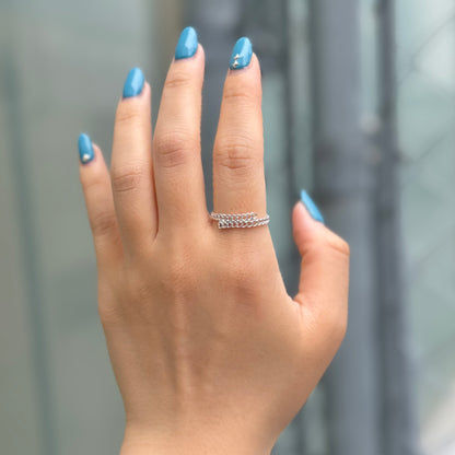 Heart plain ring 77