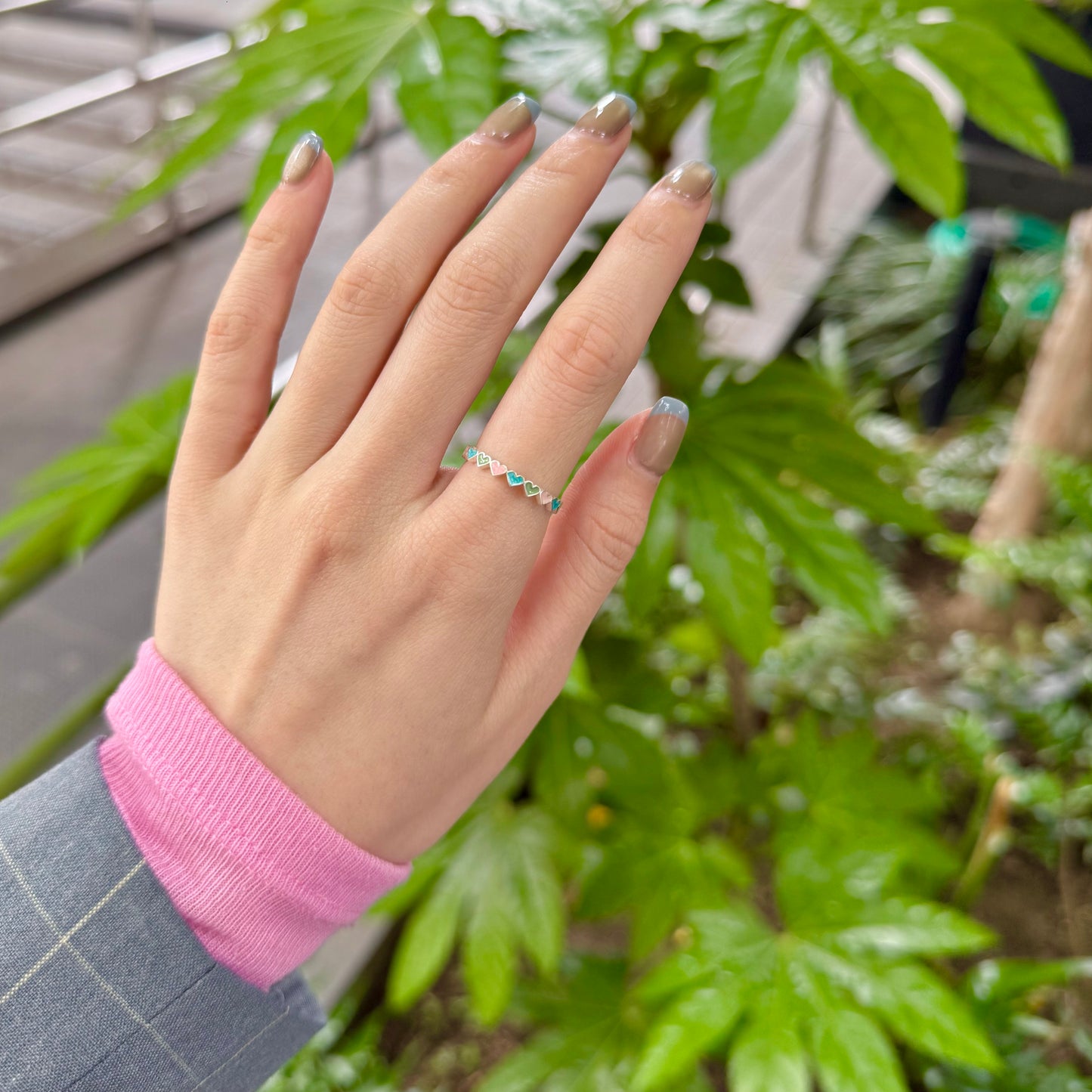 〈札幌限定〉Heart enamel ring