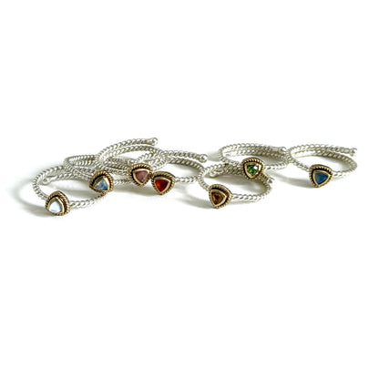 Silver925×Brass petit ring 1