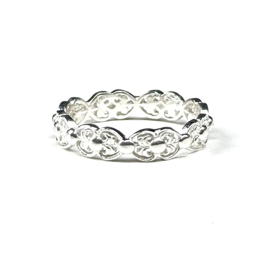 Silver925 plain ring 2