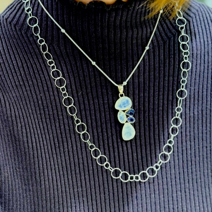 Silver925 chain necklace 56