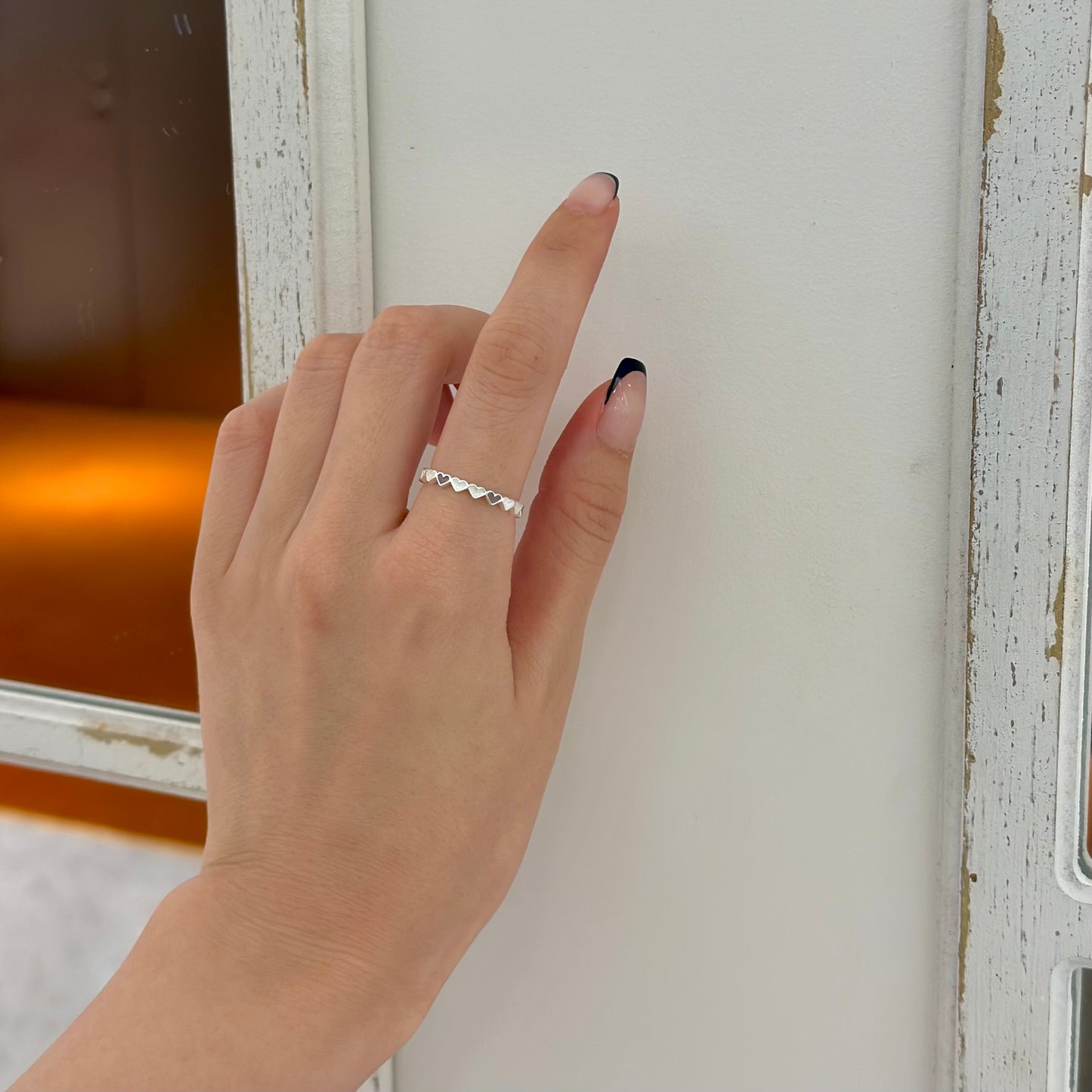 《FUKUOKA limited color》Heart enamel ring 1