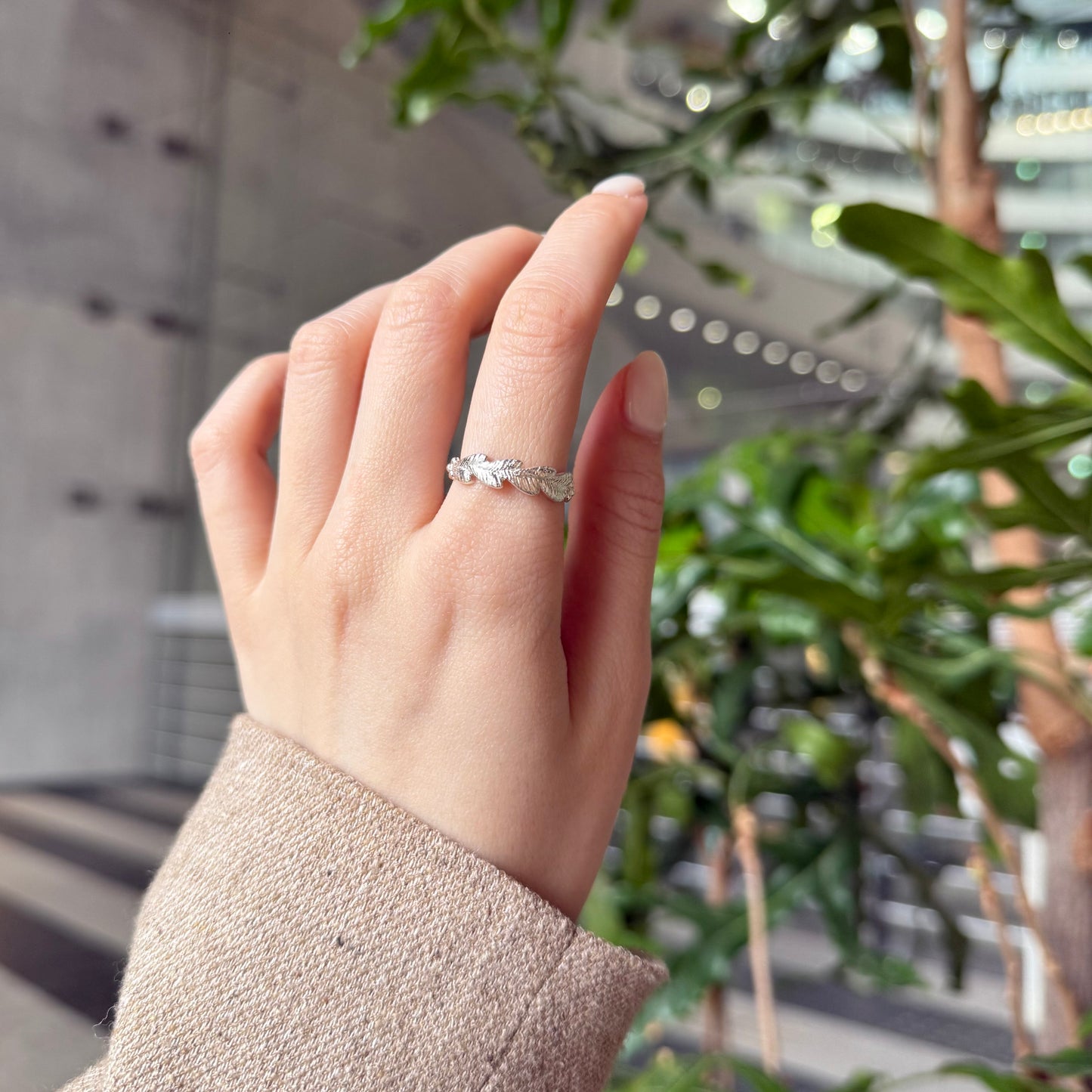 Silver925 plain ring 142