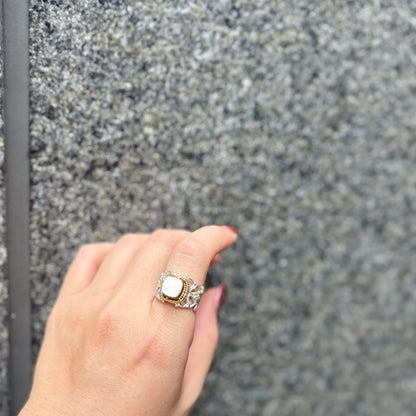 Connect ring〈 Druzy 〉